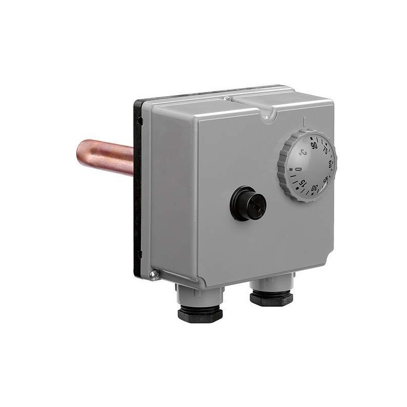 Bi-thermostat à immersion avec prise 1/2 connexion Caleffi 623
