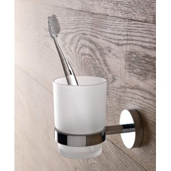 Soap dishes and toothbrush holders Tumbler holder in steel Capannoli Hoop HP103   VS33V