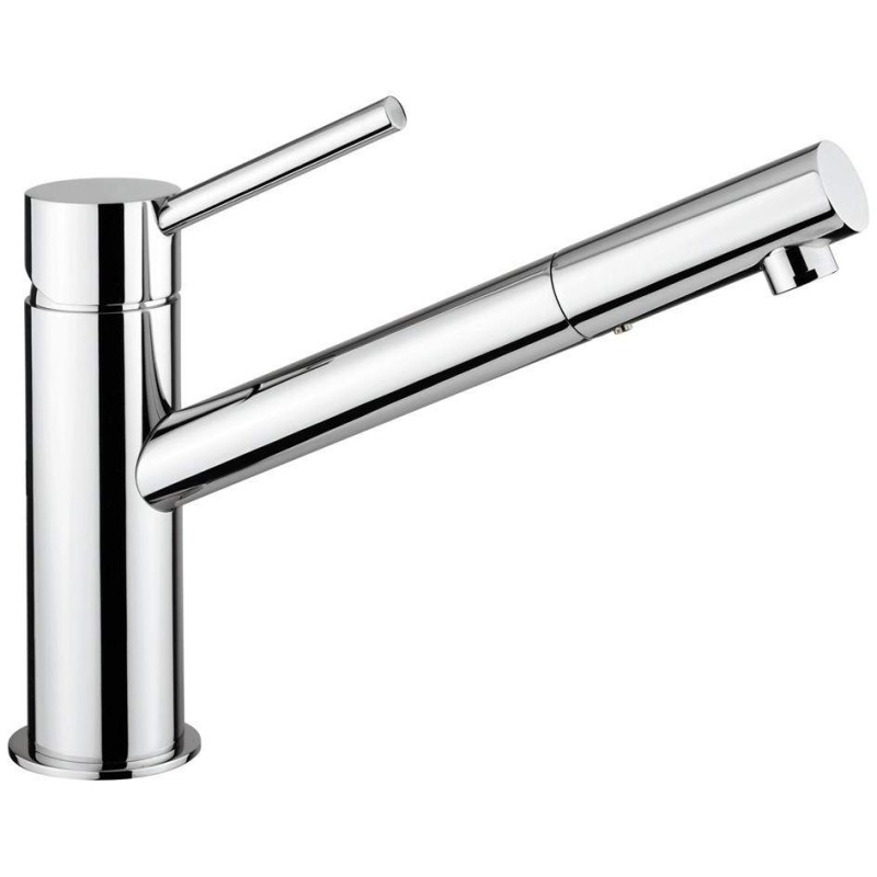 Grifos Lavabo Monomando Mezclador de lavabo con caño largo Paffoni Birillo BI081CR