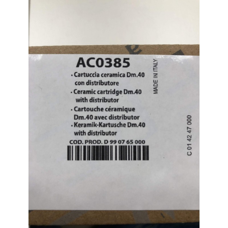 Cartridges for mixers Spare cartridge Ø 40 mm Webert AC0385