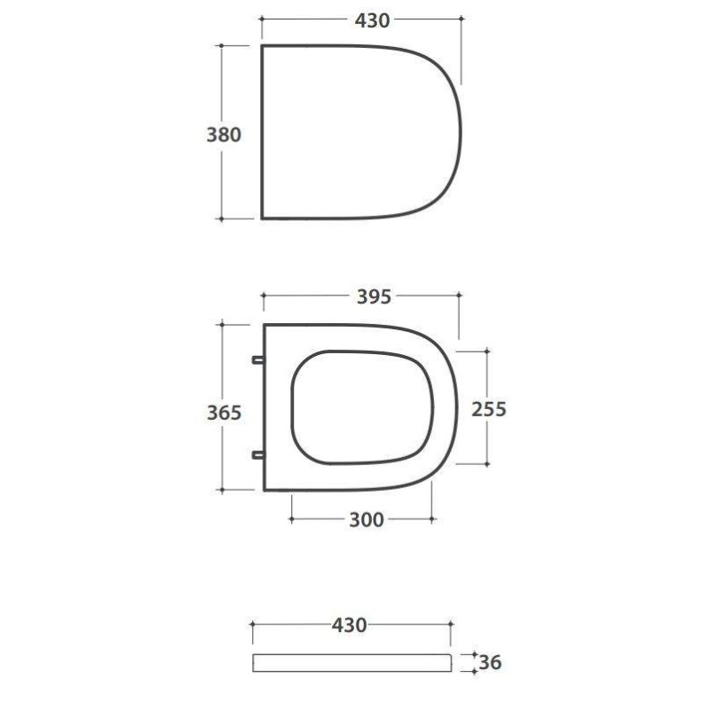 Axes pour toilet Housse de siège de WC pour la série Stockholm Ceramica Globo  LAR20BI