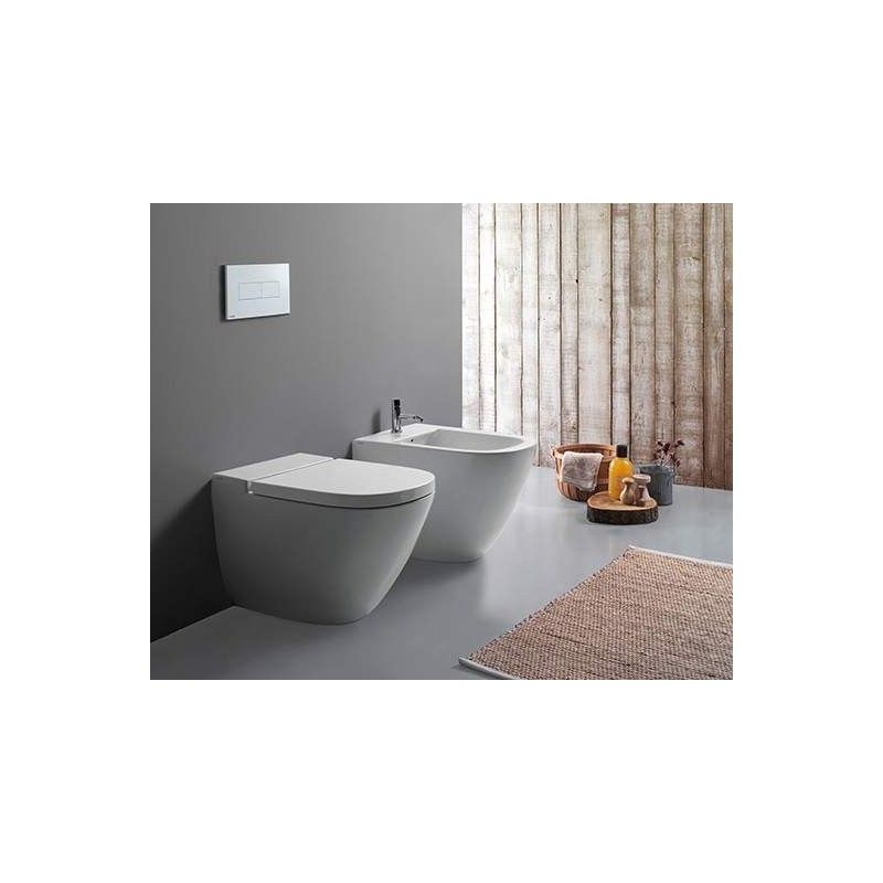 Floor's Bidet Floor mounted ceramic bidet 58.37 Globo Stockholm LA009BI