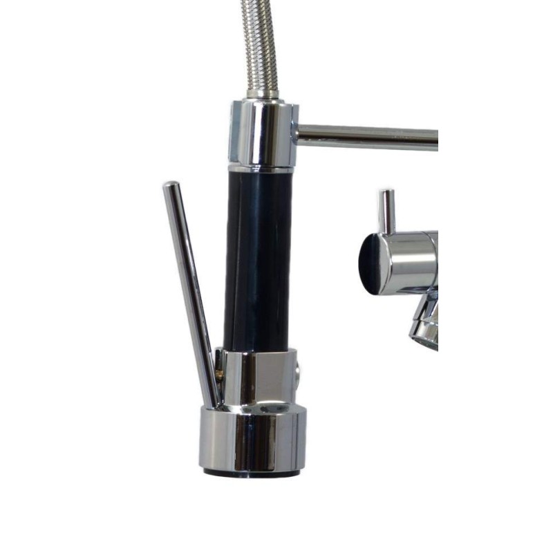 Robinets avec douche amovible Mélangeur d'évier de cuisine professionnel ESGG Gattico EC03510CR