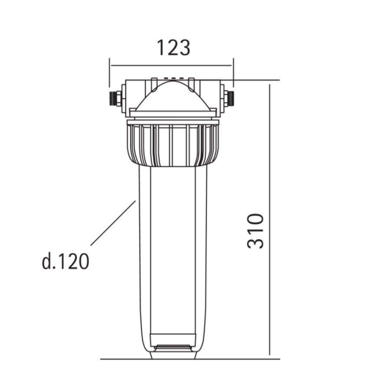 3 Wege Küchenarmaturen Filter zur Wasserreinigung Rub.Magistro CV035