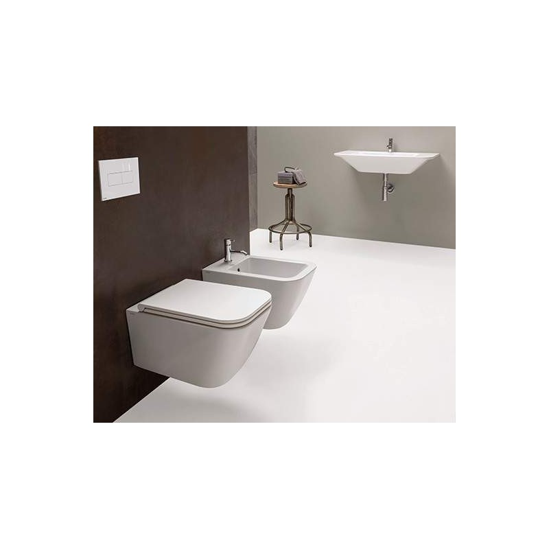 Suspended bidet Ceramic bidet suspended installation 56.36 Globo Stone STS09BI