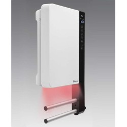 Radiateurs Électriques Thermoventilateur programmable mural de couleur blanche Radialight TBWIN013