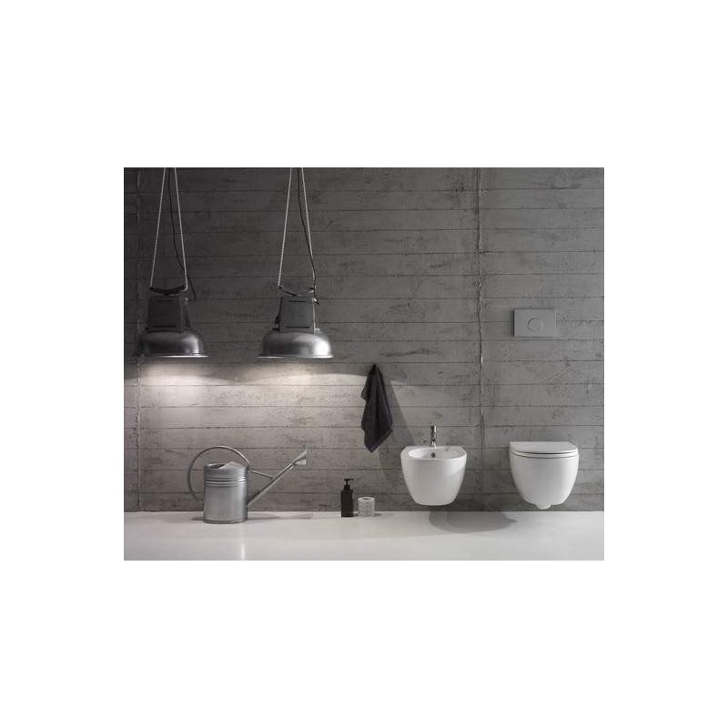 WC sospesi Vaso WC in ceramica installazione sospesa senza brida 48.37 Globo 4ALL MDS04