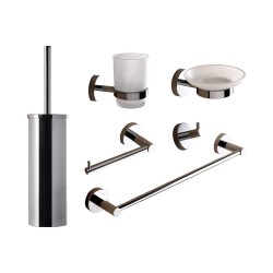 Set de accesorios de baño Composición de accesorios de baño Capannoli Hoop HP100/8 VS33V