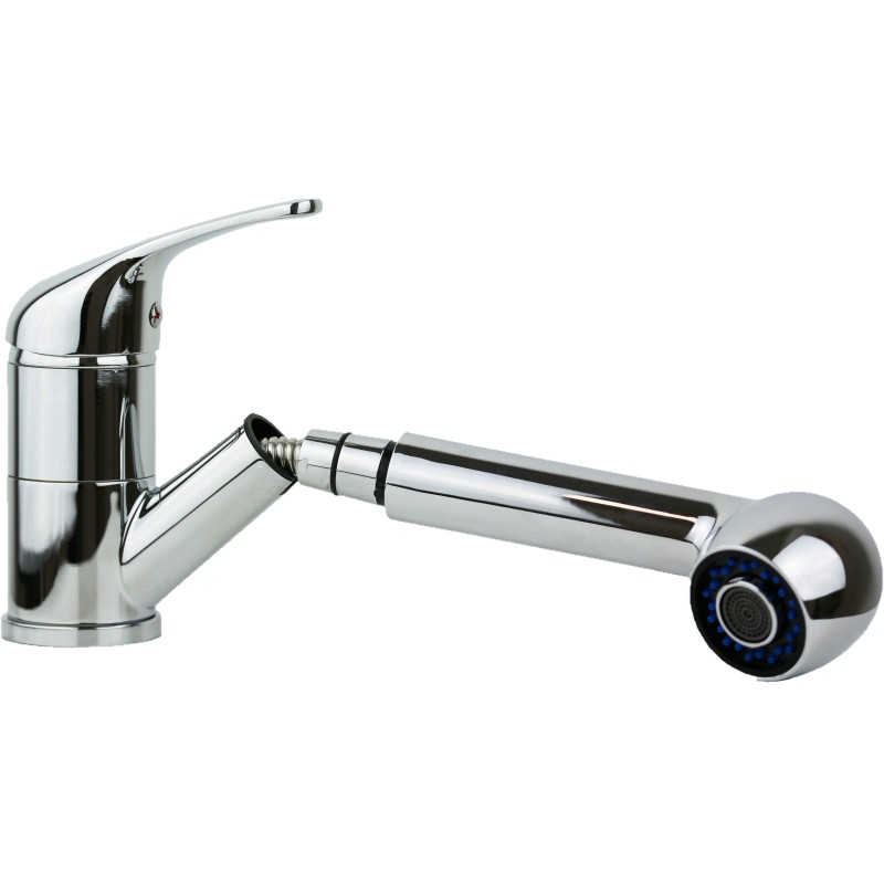 Kitchen taps with shower head Two-function kitchen mixer with shower i Crolla 17070CR