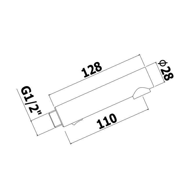 Ricambi doccette cucina Doccetta ricambio a 2 getti in ABS Paffoni ZDOC107