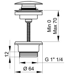 Piletta per Scarico Pavimento Doge con Griglia Acciaio Inox 316