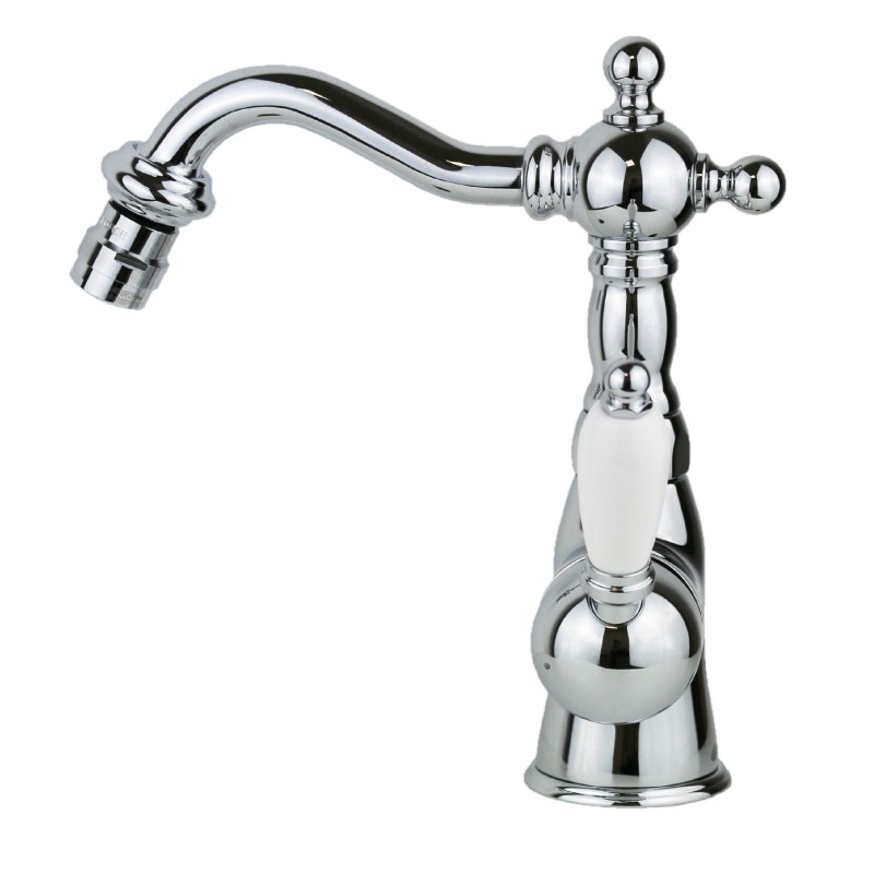 Rubinetti Bidet Monoleva Miscelatore per bidet stile retrò in colore cromo Gattoni Orta 2752/27C0.OLD