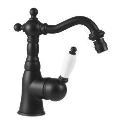 Robinets pour le bidet 1 levier Mitigeur de bidet de style rétro noir mat Gattoni Orta 2752/27NO.OLD