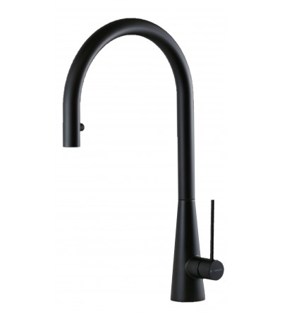 Kitchen taps with shower head Kitchen sink mixer with retractable pull-out shower Newform Ycon 64213.21.018