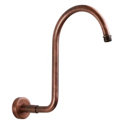 Brackets for shower head Round brass shower arm with copper finish 305 mm Sphera