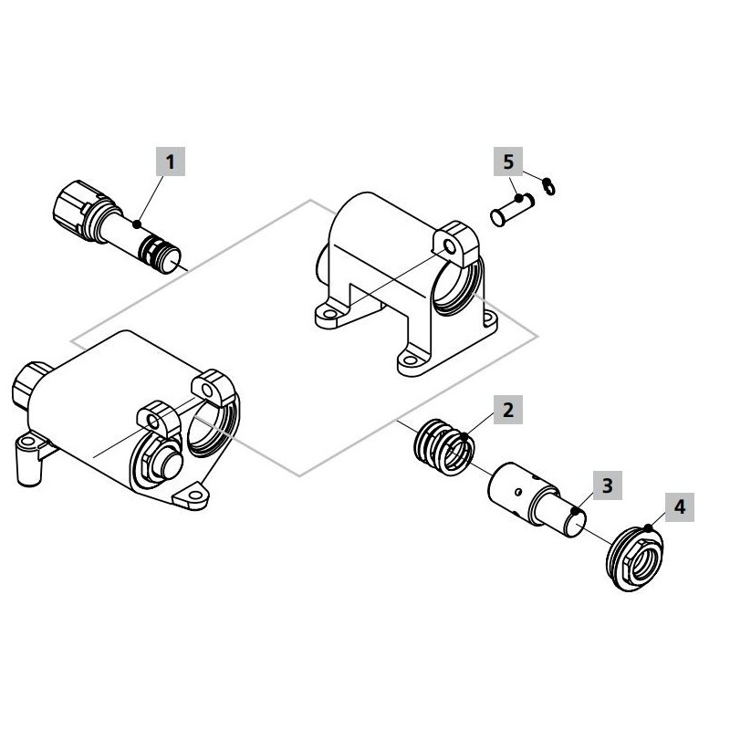 Tornillos para grifos Clavija de alimentación hexagonal de repuesto Idral 02085