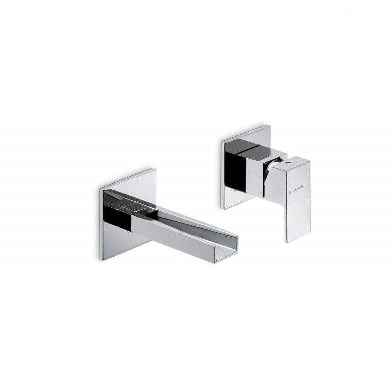 Grifo lavabo de pared Mezclador de lavabo de pared con caño de 135 mm de largo Newform Ergo Open 66530E