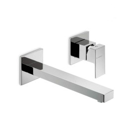 Grifo lavabo de pared Mezclador de lavabo de pared con caño de 190 mm de largo Newform Ergo-Q 66428E