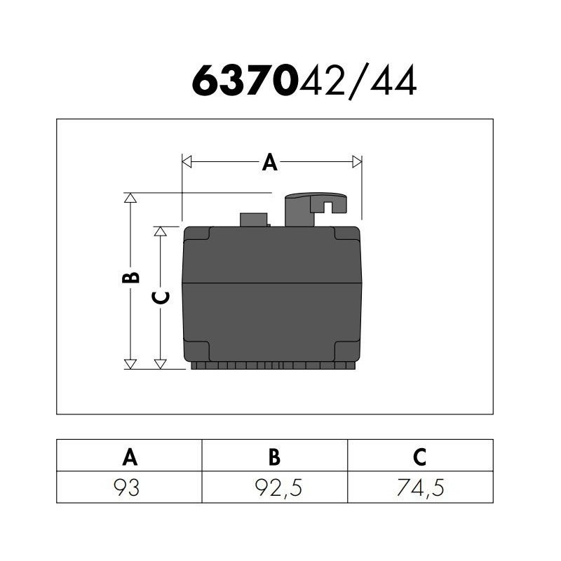 Mixing valves Actuator for mixing valves Caleffi 6370