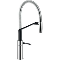 Robinets de cuisine avec ressort Mitigeur d'évier de cuisine avec douche réglable Nobili Heron HR125300CB