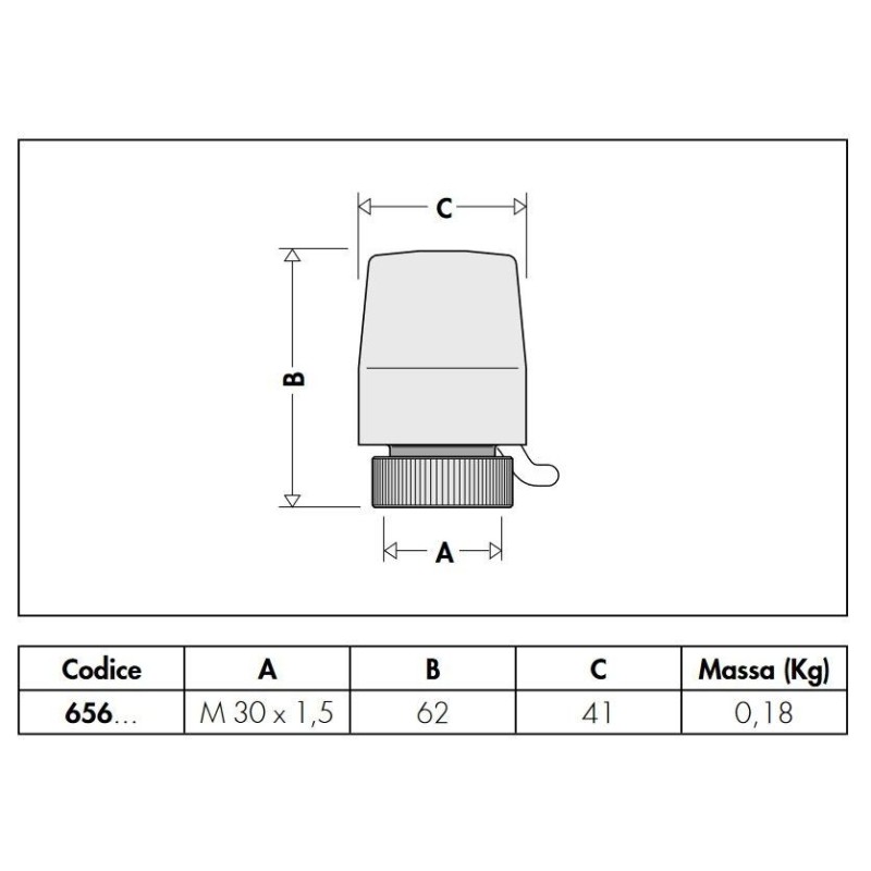 Heizreisverteiler Normal geschlossene elektrothermische Steuerung Caleffi 6561