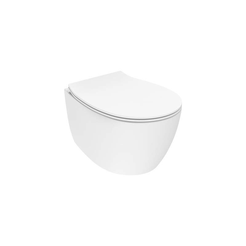 Vaso wc installazione sospesa colore bianco opaco lungo 51 cm Ponsi Kite  BCKTEOVASO0001