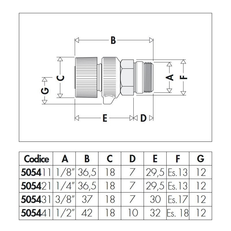 Venting valves for radiators Manual air vent for radiators Caleffi 5054