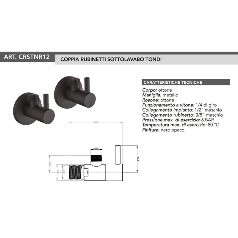 Siphons, discharges and drains Complete set for sink siphon - waste and taps Piralla KITSCA6