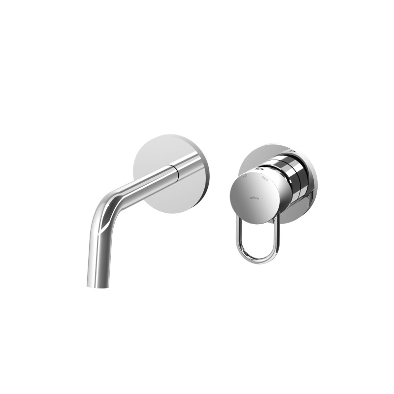 rubinetti lavabo a parete Wall-mounted basin mixer, spout 178 mm, chrome colour Paffoni Joker JK006CR70