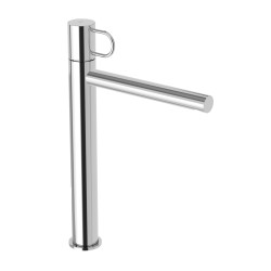 Grifos de lavabo palangana Mezclador de 347 mm de altura para lavabos con caño largo Paffoni Joker JK081CR