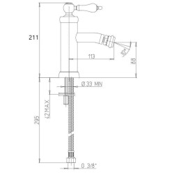 Set miscelatori bagno lavabo e bidet Piralla linea ICEBERG Cromo