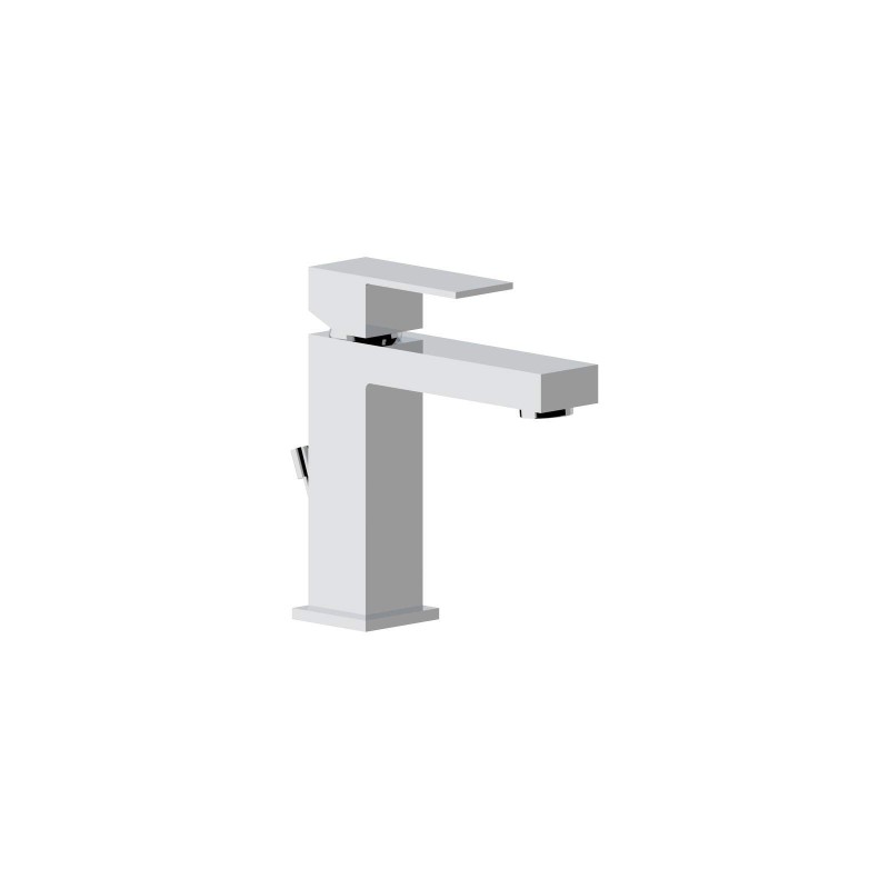 Single Lever Taps Washbasin Mixer Minimal model chrome wash basin mixer Ercos Italia R BTITRCLAF1