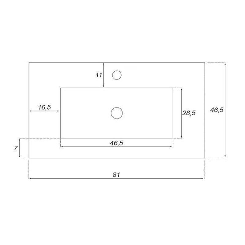 Hängeschränke Abgehängter Badezimmerschrank 81 cm mit Spiegel Feridras stella 799052