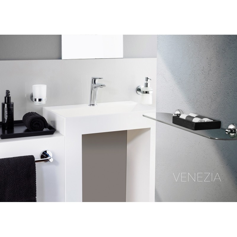 Set de accesorios de baño Conjunto de accesorios de baño en color cromo I Crolla Venezia KITVENEZIA1