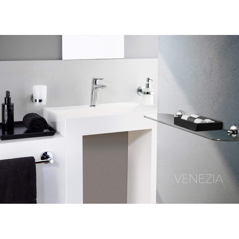 Set de accesorios de baño Composición de accesorios de baño en color cromo I Crolla Venezia KITVENEZIA3