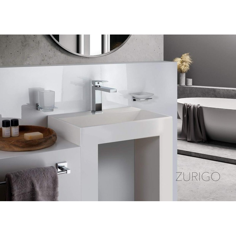 Set de accesorios de baño Composición de accesorios de baño con anillo de toalla I Crolla Zurigo KITZURIGO3