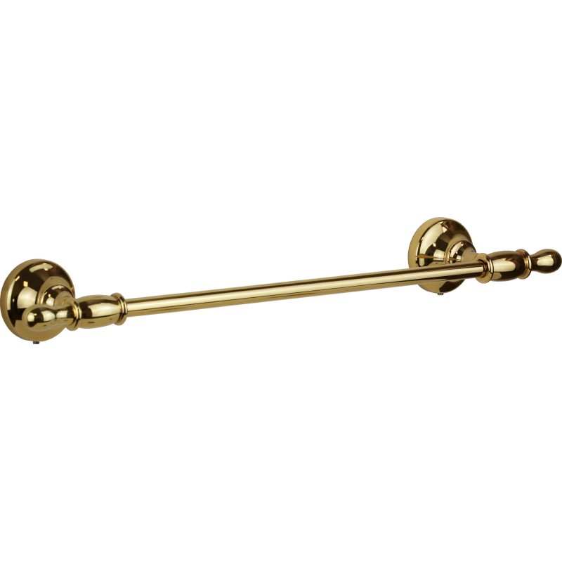 Towels rack Towel rail 45 cm long in gold color Capannoli Serie900 905/45 RR