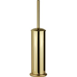 Toilet brush holder Standing toilet brush holder in gold color Capannoli Serie900 X14 RR