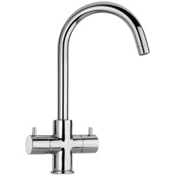 traditional kitchen taps Kitchen sink mixer with high adjustable spout Paini Cox 78CR490