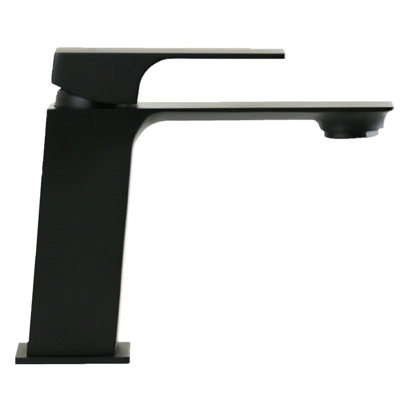 Single Lever Taps Washbasin Mixer Basin mixer without pop-up waste in matt black brass Paini Venti V2YO205TC