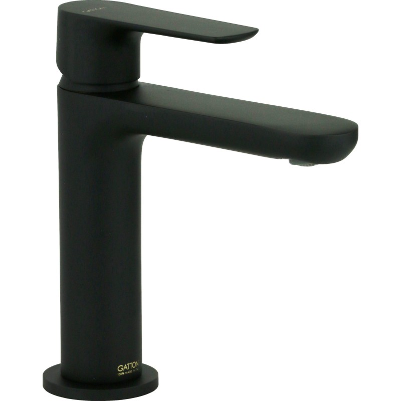 Single Lever Taps Washbasin Mixer Matt black basin mixer Gattoni Avio AV04070NO