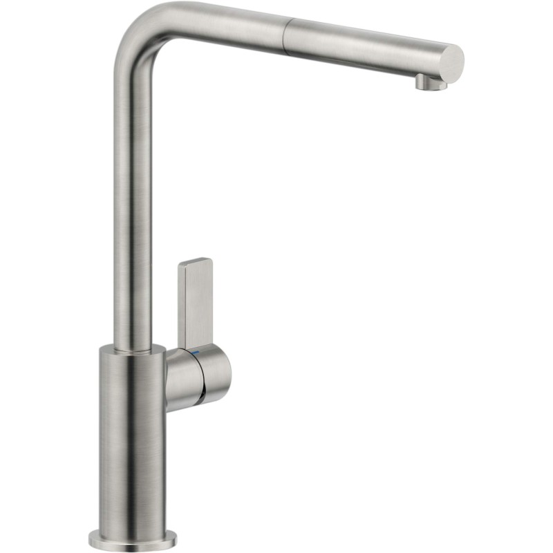 Kitchen taps with shower head Kitchen sink mixer with swivel spout stainless steel finish Nobili Flag FL96127IP