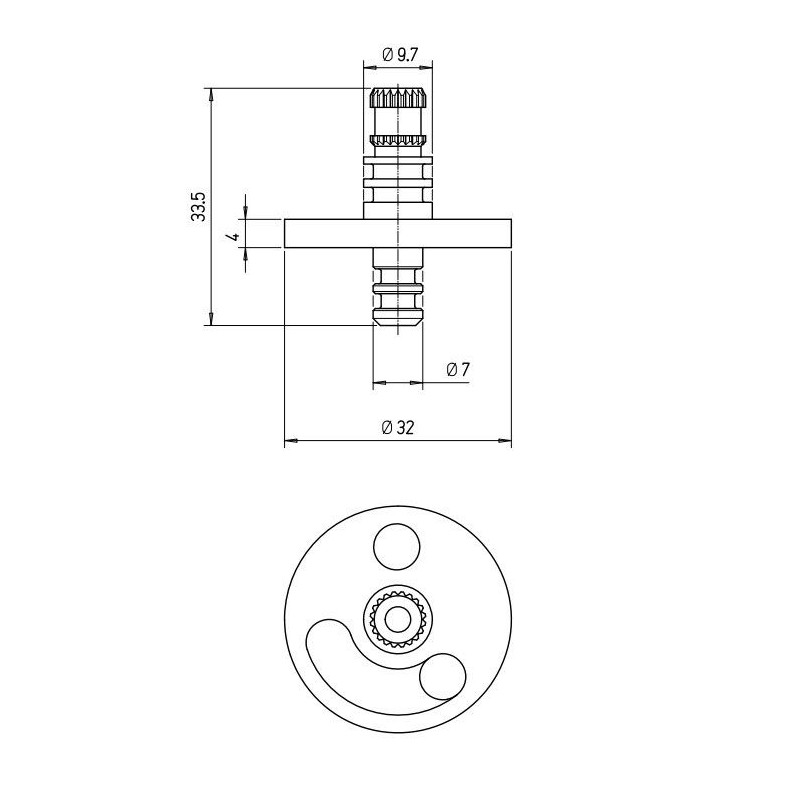 Keramikwerk für Wasserhähne Ersatzpatrone pixel e crux paini 81CC956