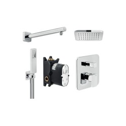 Kit Douche Ensemble complet pour douche carrée Nobili Loop KITLOOP1