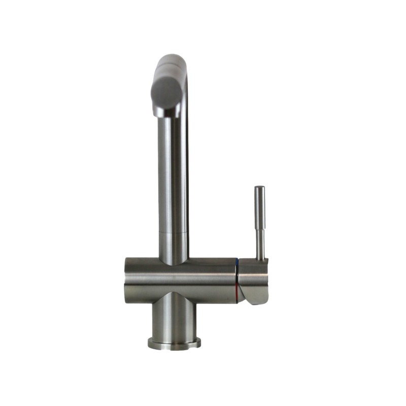 Kitchen taps with shower head Stainless steel kitchen sink mixer with shower Paini Inox IXA1566L2