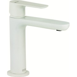 Grifos Lavabo Monomando Mezclador de lavabo blanco mate Gattoni Avio AV04070BO