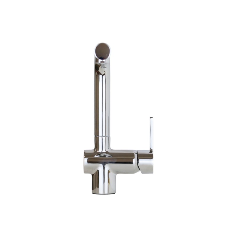 Kitchen taps with shower head Kitchen mixer with extractable spout chrome color Gattoni Pesci PC0405.CR