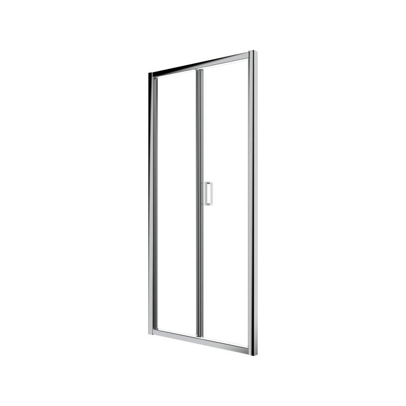 Cabina de ducha plegable Puerta abatible 80 cm cristal transparente Ercos Gold BBGOLTSF80