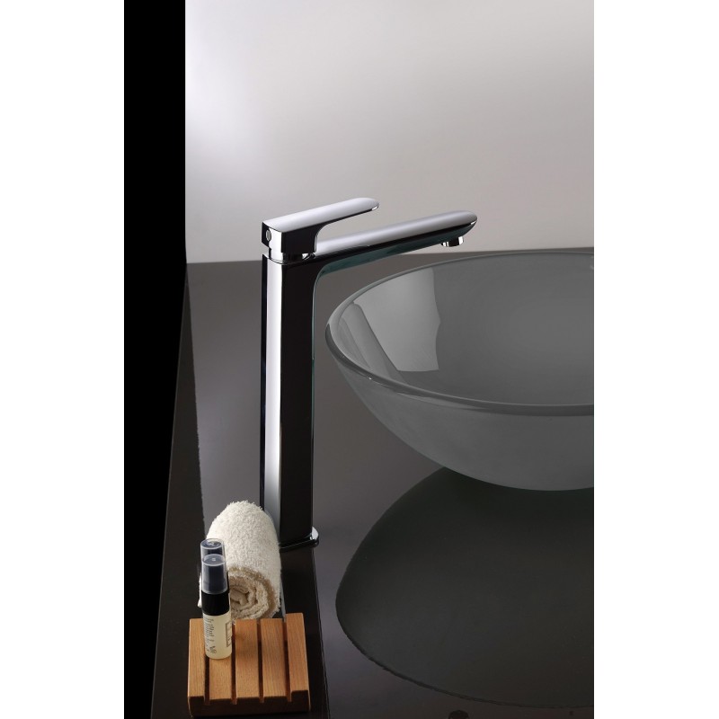 Grifos de lavabo palangana Mezclador de lavabo alto 282 mm Paini Nove 09CR205LL