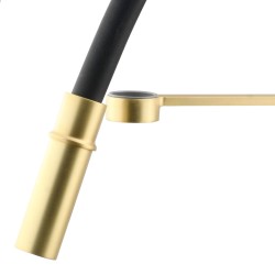 Kitchen taps with shower head Pull-out shower kitchen sink mixer in brushed gold ICROLLA Mojito 7597MG